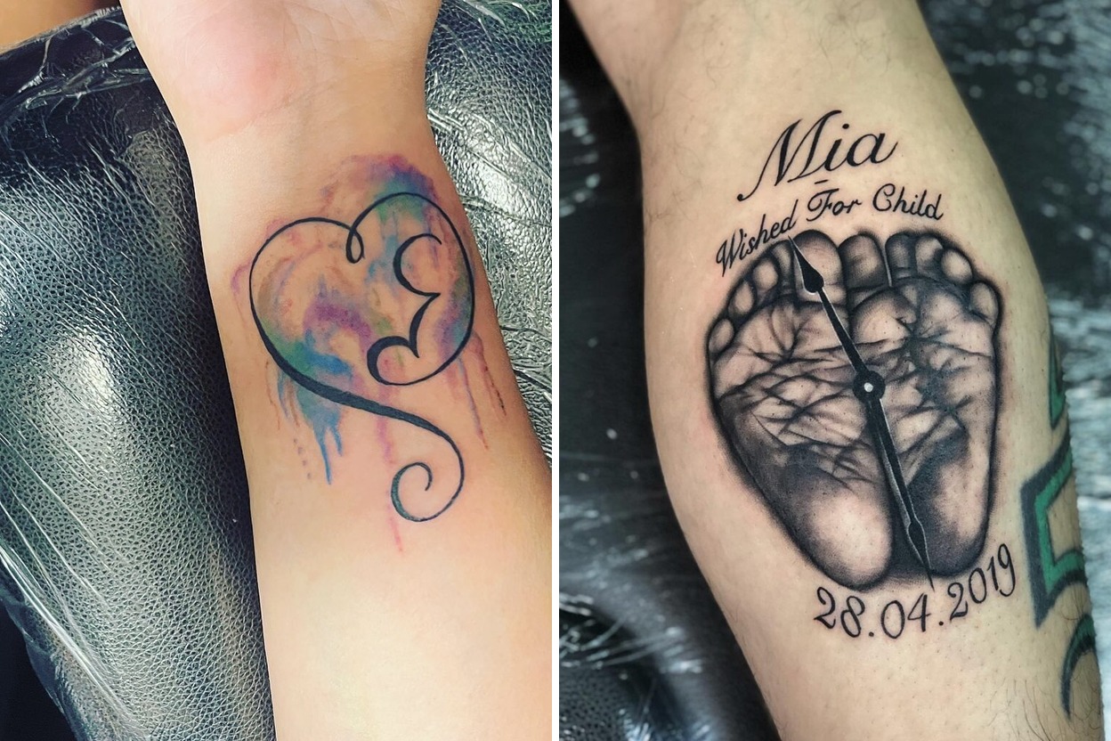 56+ Miscarried Tattoo Ideas & Inspiration Featured Lookbook Collage