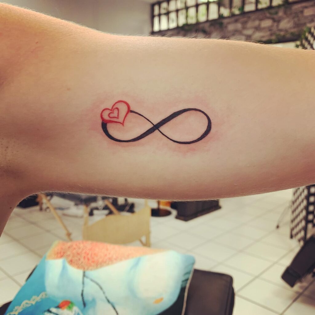 Infinity Heart Miscarriage Tribute Tattoo Tattoo Design