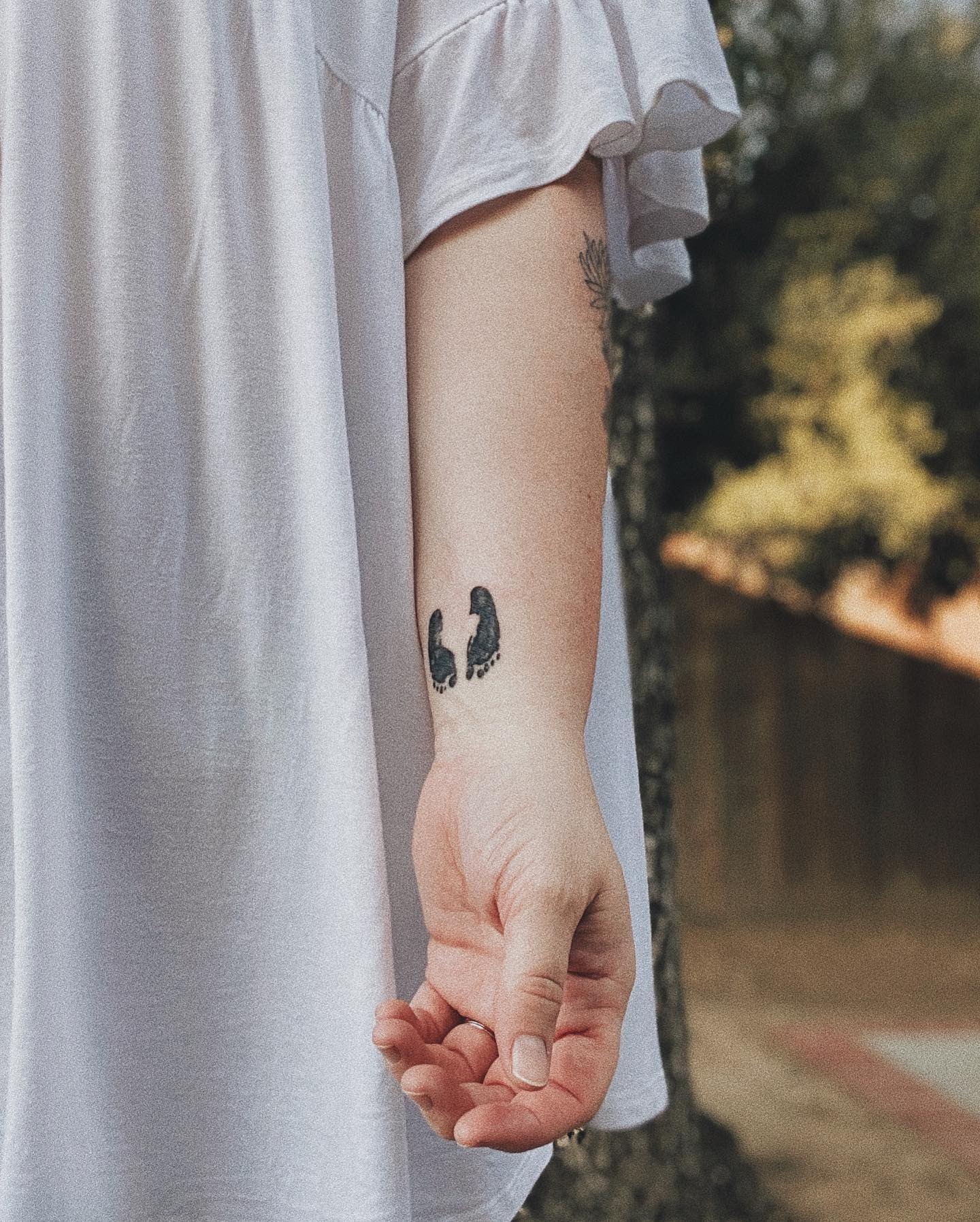 Tiny Baby Footprints Miscarriage Tattoo Tattoo Design
