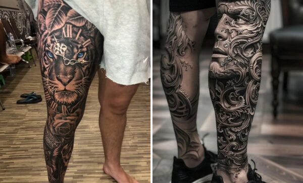 Modern Men Tattoo Ideas With Striking Visual Contrast