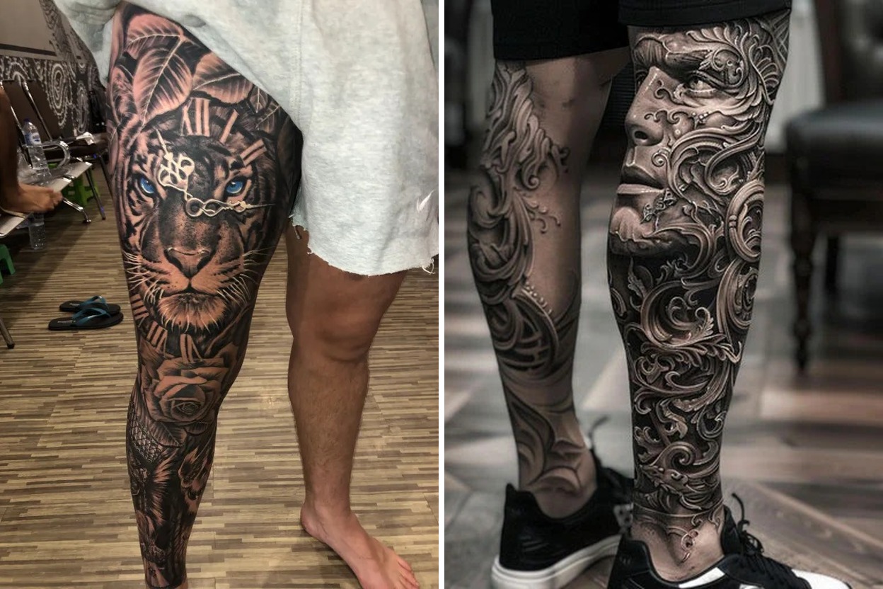 Modern Men Tattoo Ideas With Striking Visual Contrast Featured Lookbook Collage