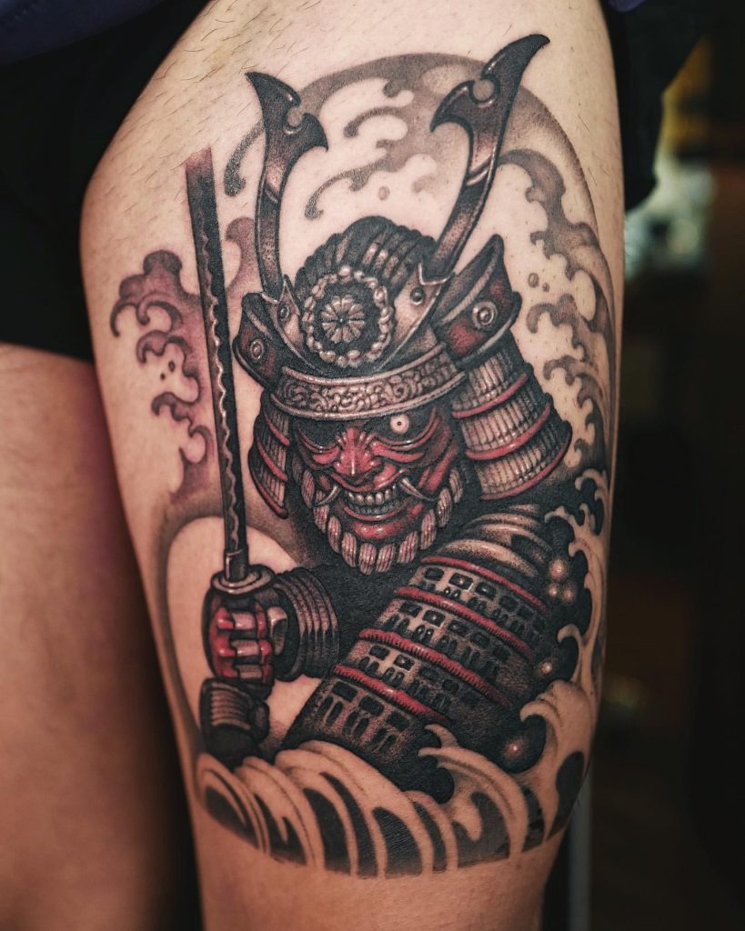 Samurai Warrior: A Symbol of Honor and Strength Tattoo Design