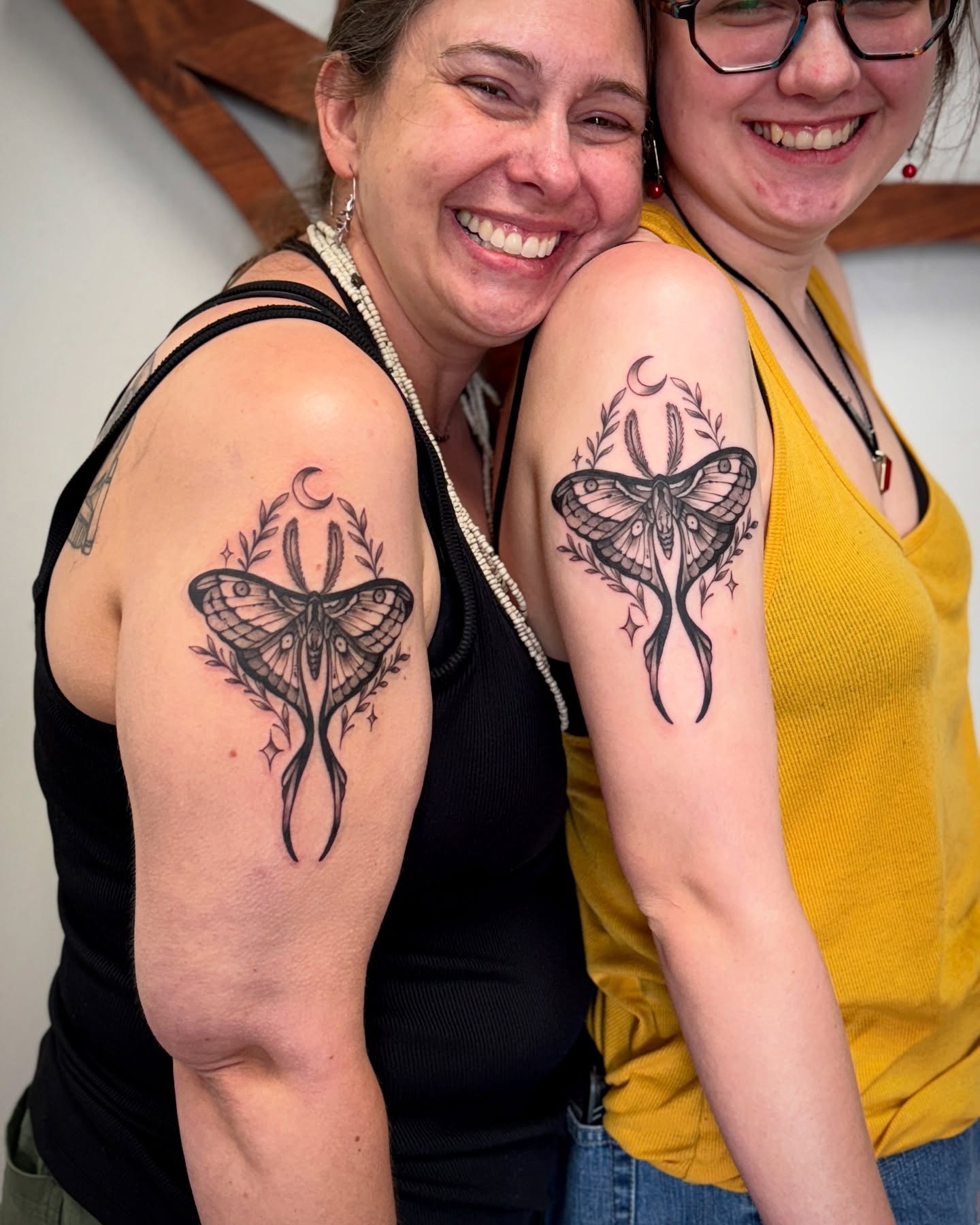 Matching Hummingbird Tattoos for Mother and Daughter Tattoo Design