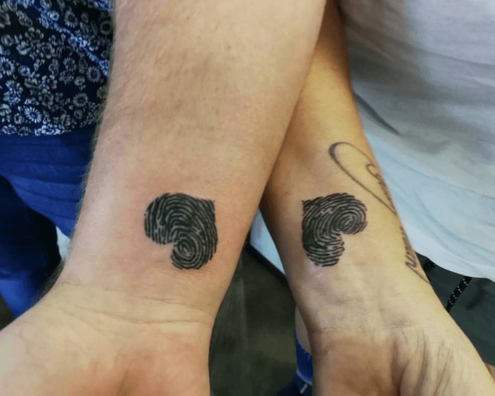 Detailed Elephant Matching Tattoos Tattoo Design