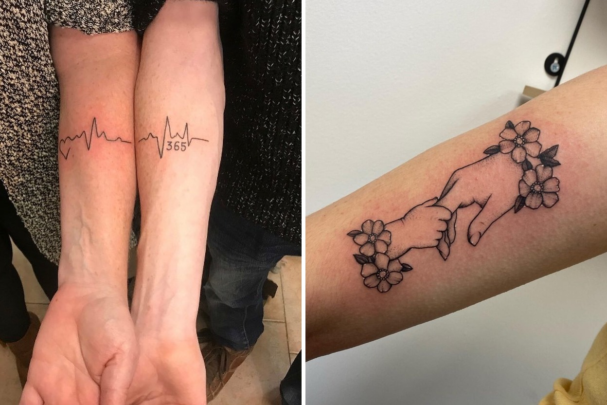 46 Mom & Son Tattoo Ideas for that Special Bond Featured Lookbook Collage
