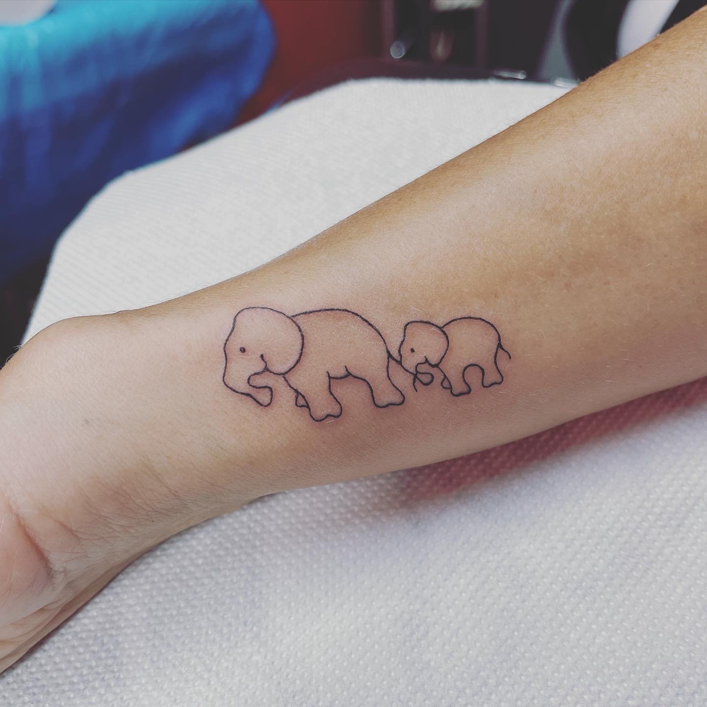 Mama Bear & Baby Bear Tattoo Design