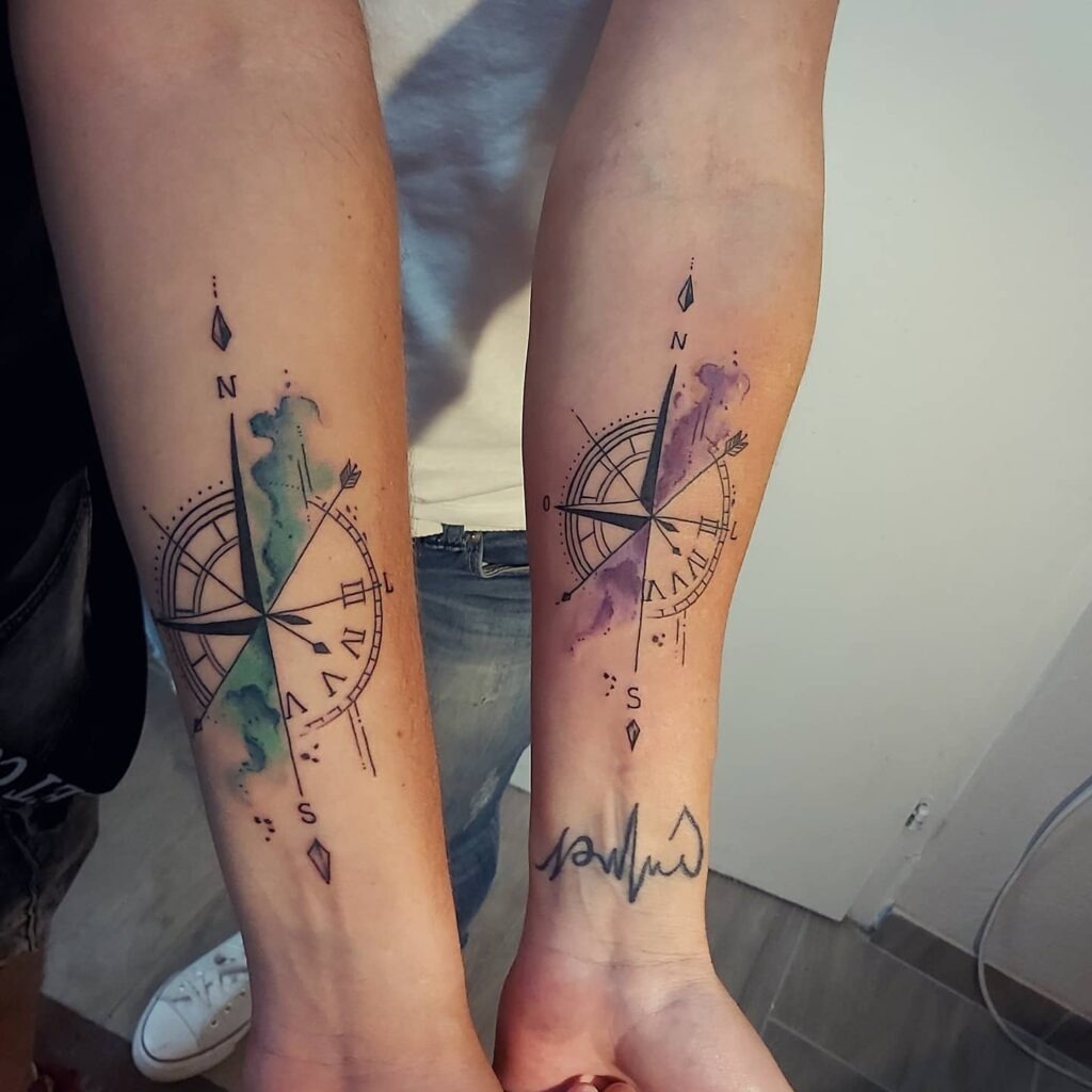 Matching Mother & Son Tattoos Tattoo Design