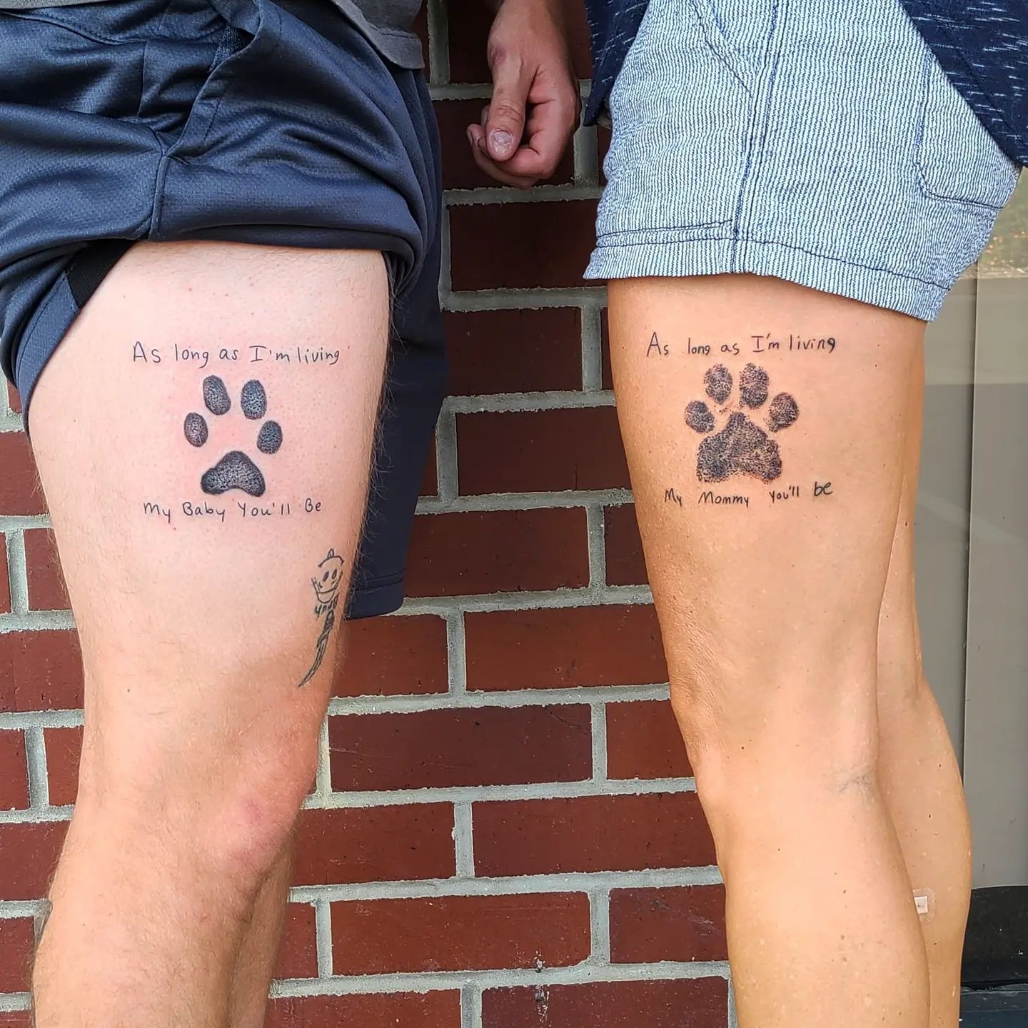 Mother-Son Matching Water Drop Symbol Tattoo Tattoo Design