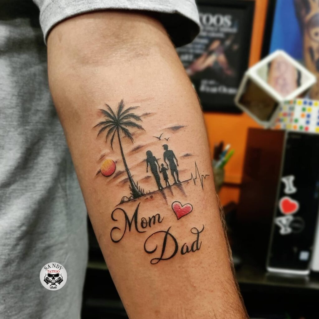 Crown Symbol Mom Dad Wrist Tattoo Tattoo Design
