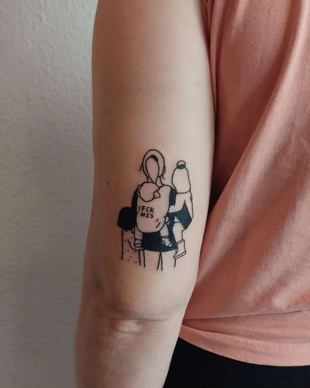Emotional bond depicted through tattoo art Tattoo Design