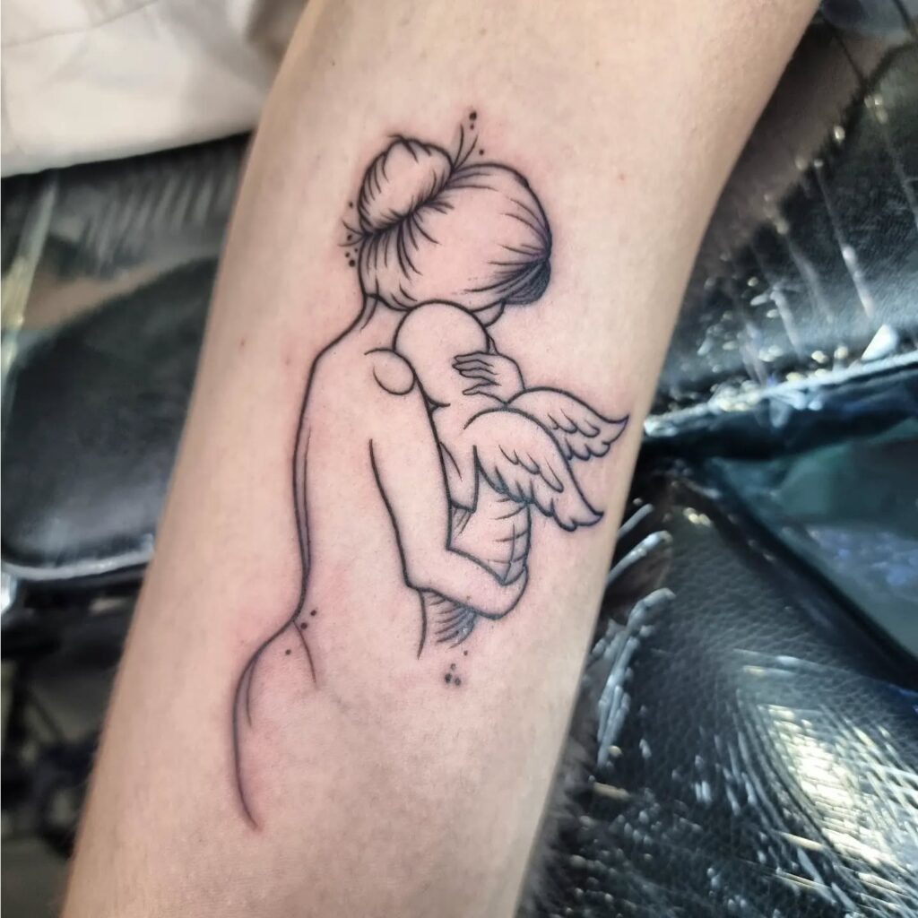 Angel Baby Memorial Tattoo Tattoo Design