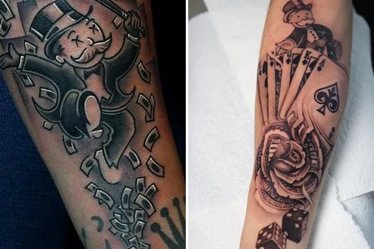 22+ Monopoly Man Tattoo Ideas For Unique Personal Expression Featured Lookbook Collage