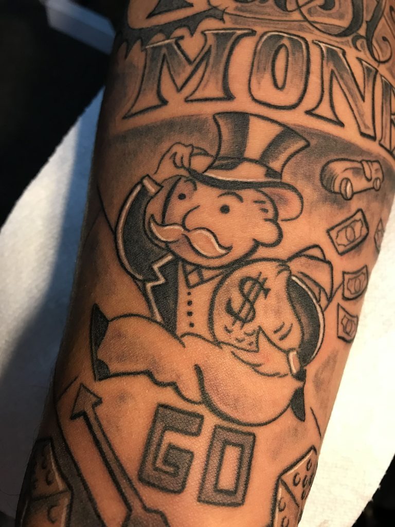 Headpiece Monopoly Man Tattoo Tattoo Design