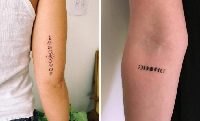 57+ Moon Phases Tattoo Ideas That Are Mystical and Beautiful