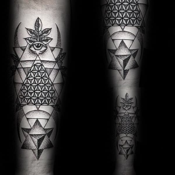 60 Best Mosaic Tattoos Representing Effort, Purpose, and Transformation Tattoo Design