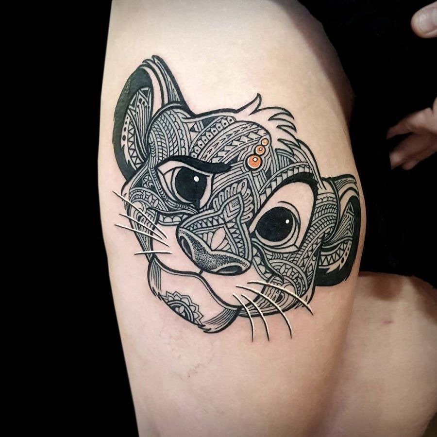 Center Diamond Mosaic Tattoo onNeck Tattoo Ideas Tattoo Design