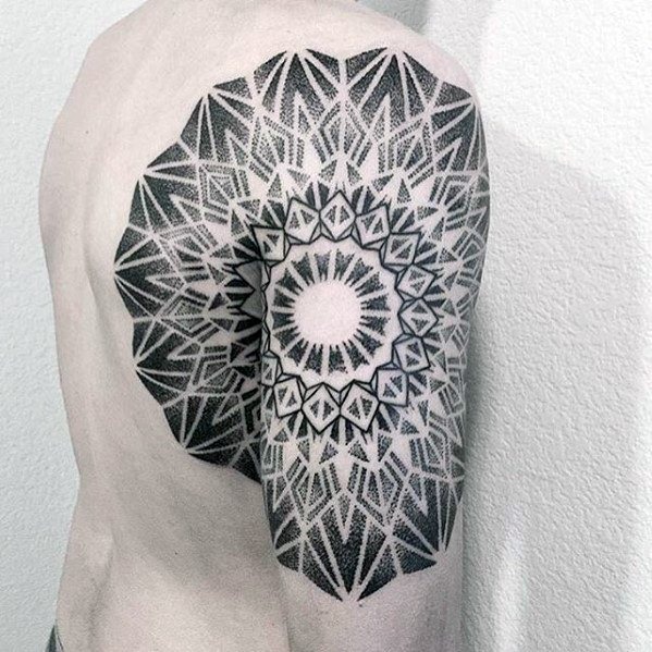 Mixed Patterns Mosaic Tattoo on Forearm Mosaic Tattoo Design Tattoo Design