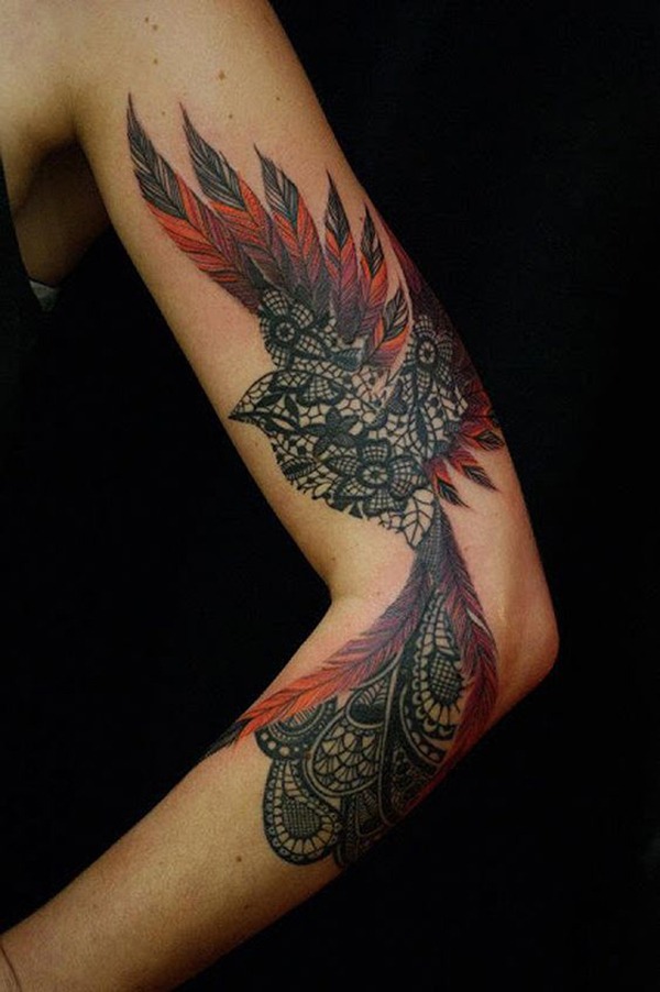 Yellow-Eyed Mosaic Cat Tattoo on Arm Tattoo Ideas Tattoo Design