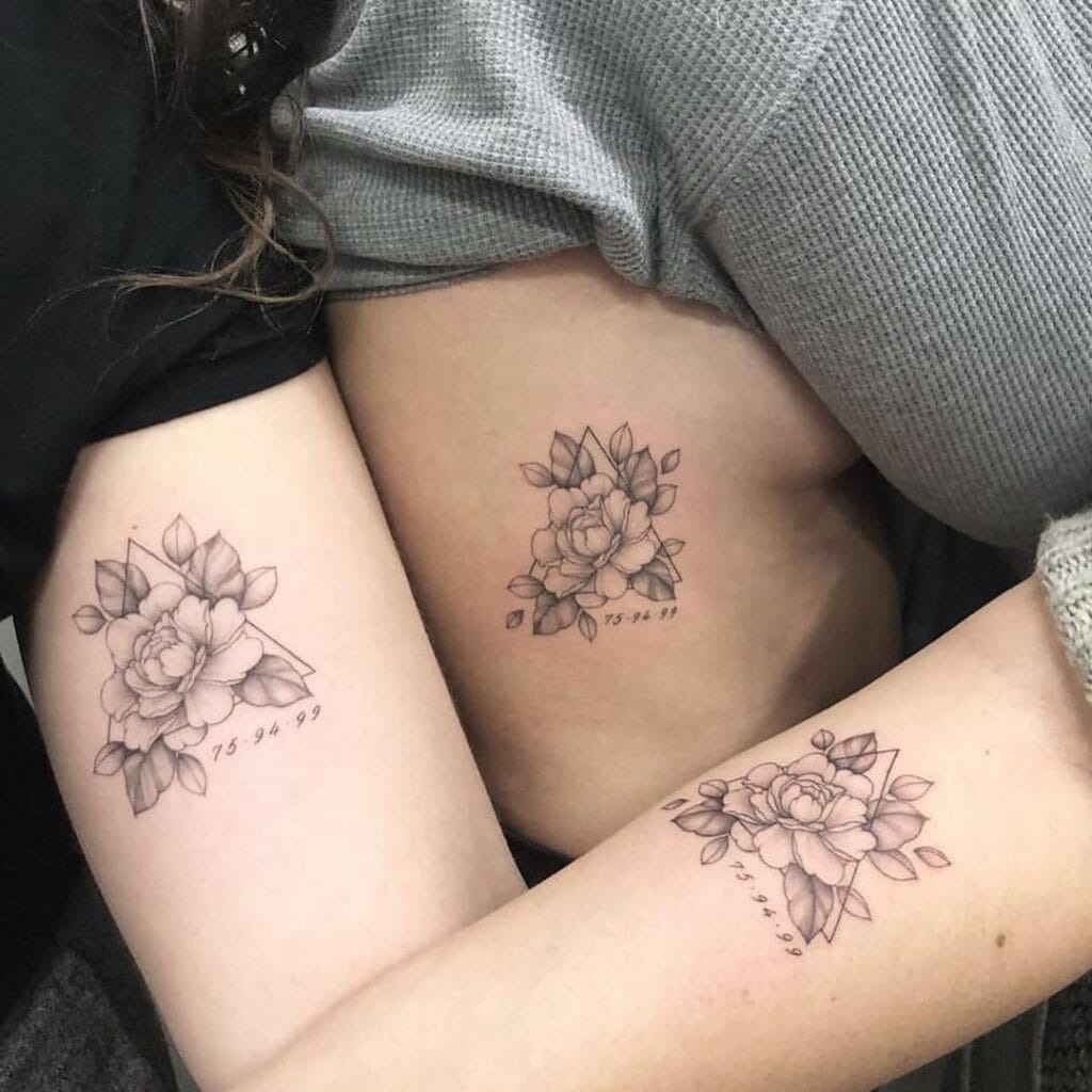 Heart Puzzle Piece Mother-Daughter Tattoo Tattoo Design