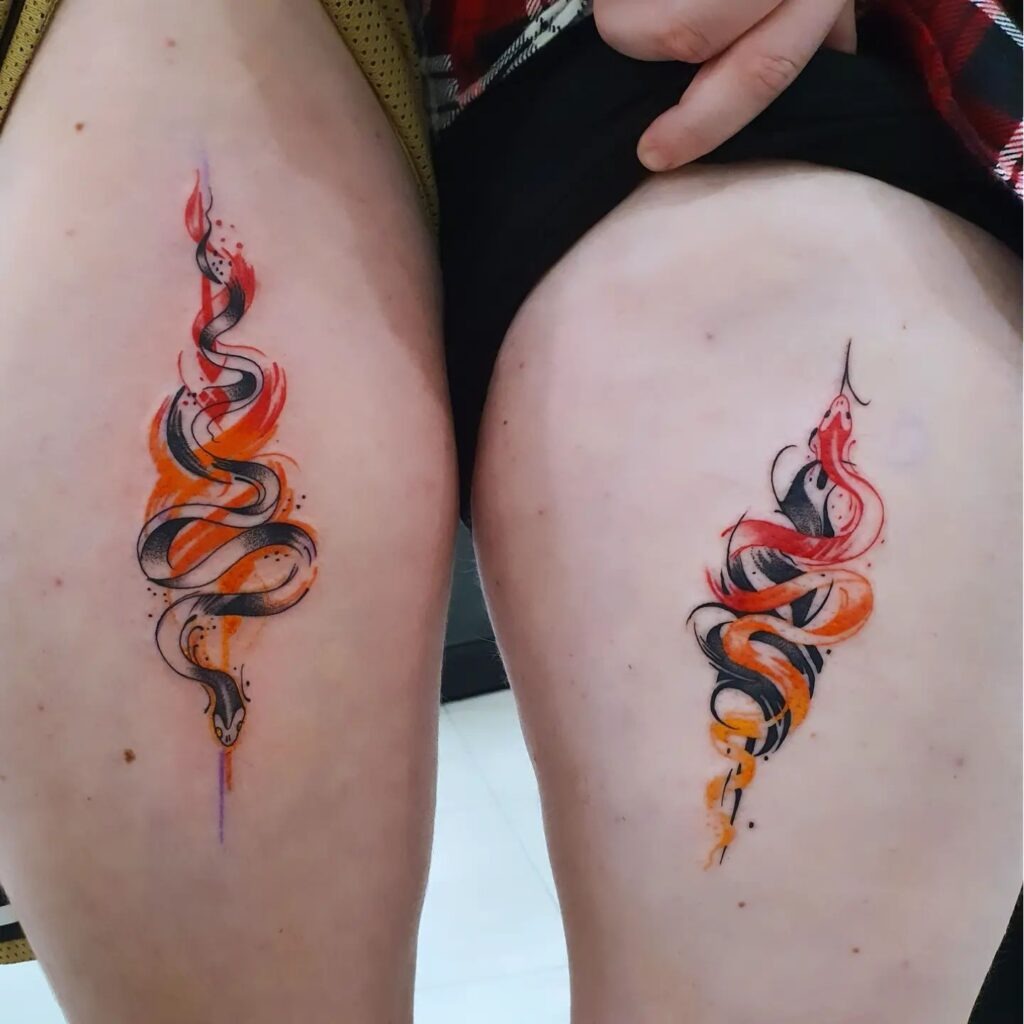 Heart Shape Incorporating a Semicolon Tattoos Tattoo Design