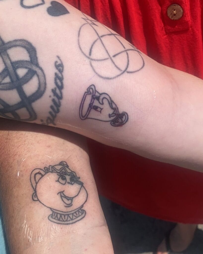 Linked Hearts Mother-Daughter Tattoo Tattoo Design