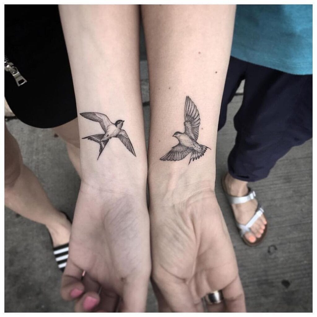Mandala Lotus Mother-Daughter Tattoo Tattoo Design