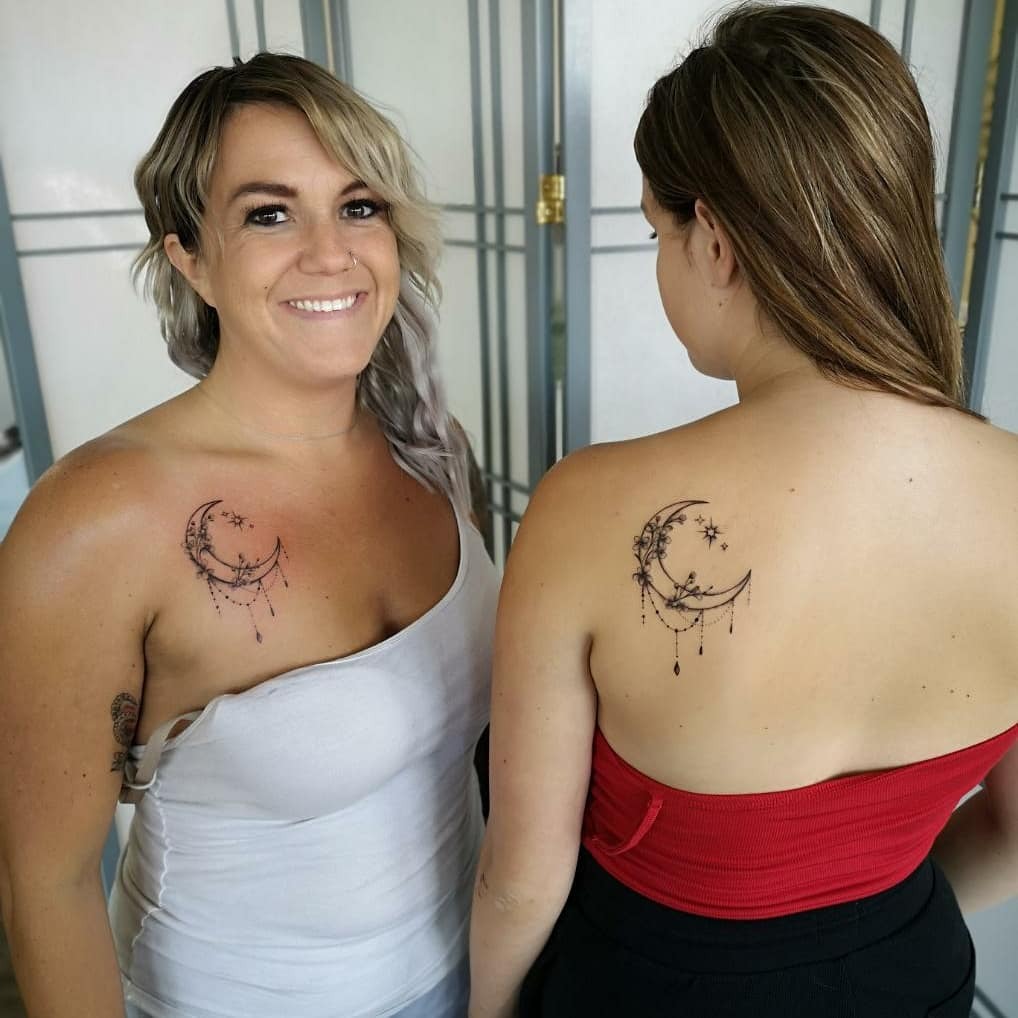 Mrs. Potts and Chip Mother-Daughter Tattoo Tattoo Design