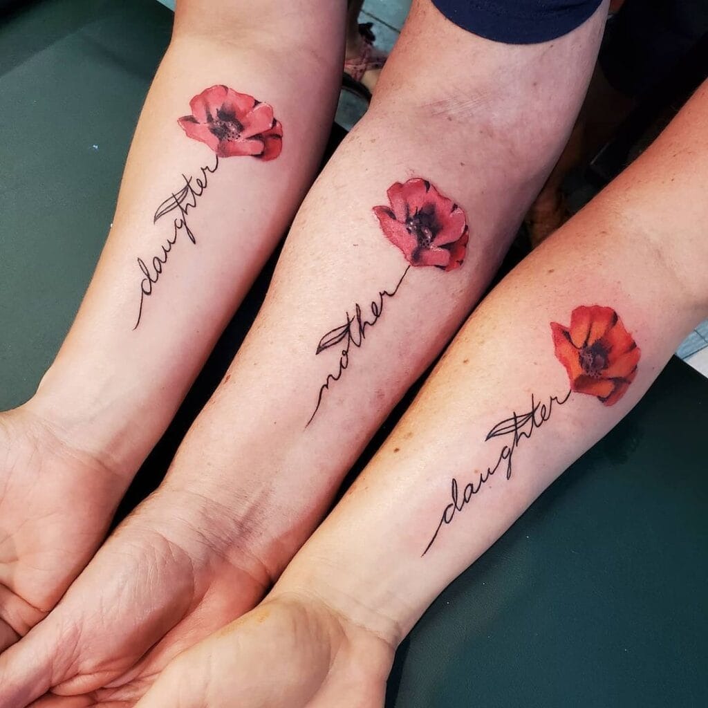 Simple Heartfelt Messages Tattoo Design