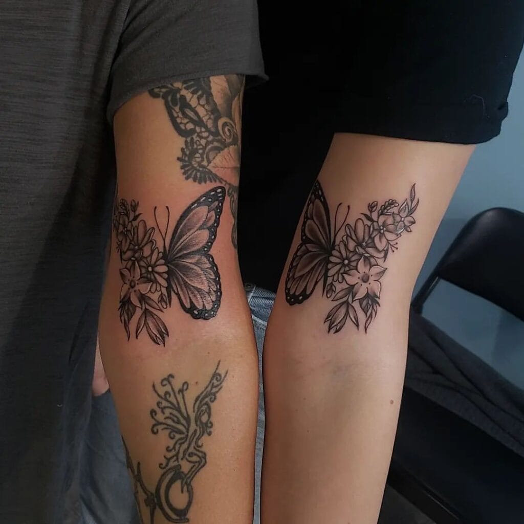 Split Mother Daughter Mandala Tattoo Design