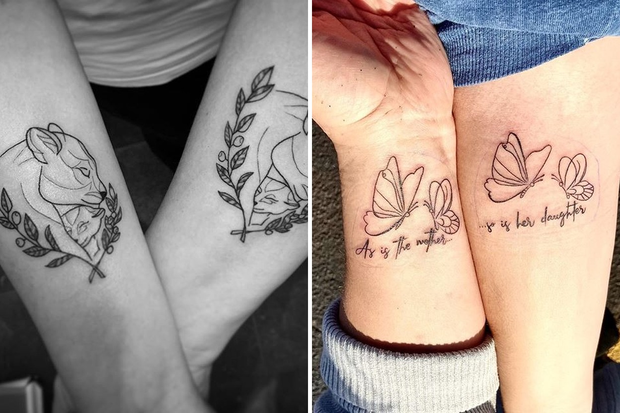 60+ Mother Daughter Tattoo Ideas That Stand Out with Effortless Elegance Featured Lookbook Collage