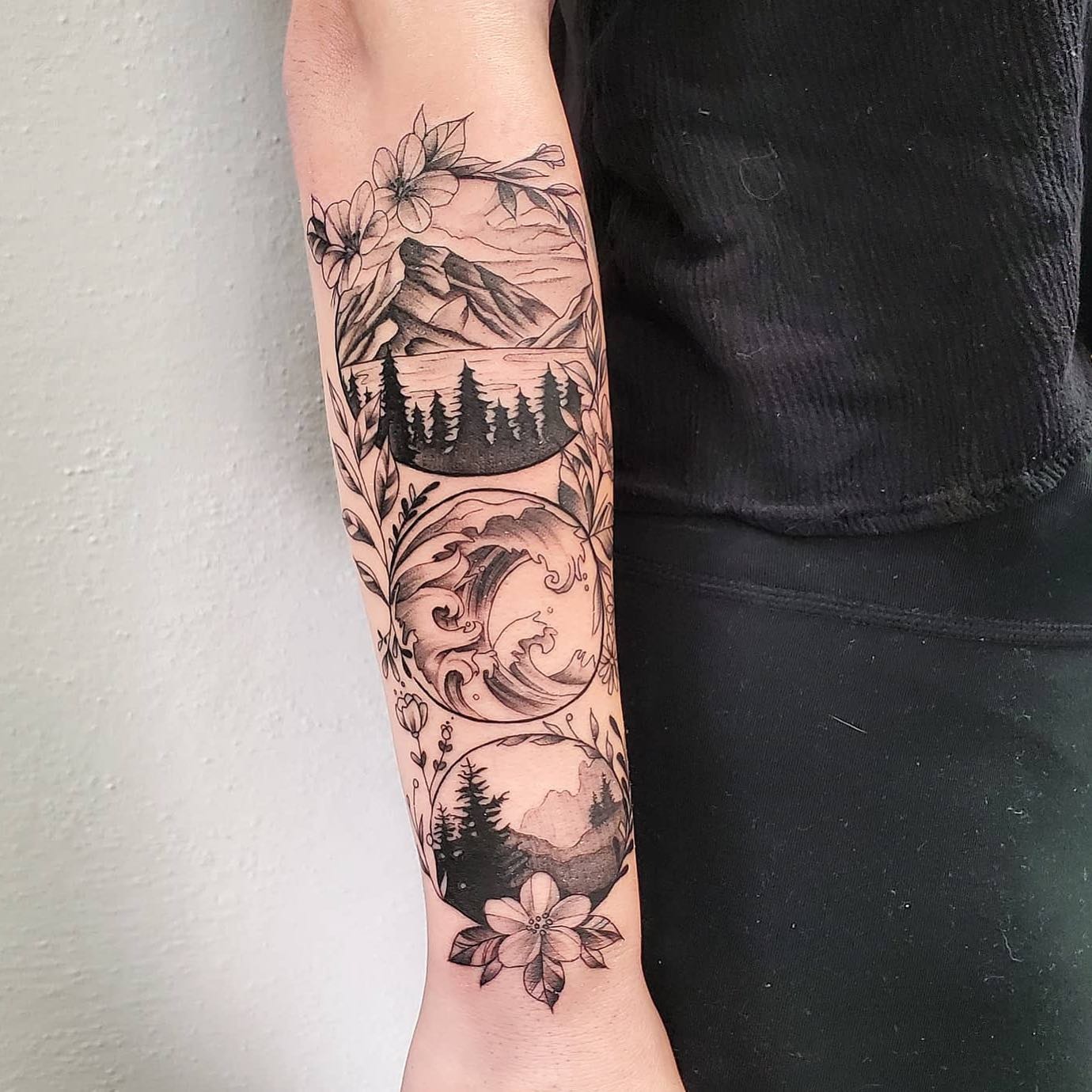 Nature Scene Tattoo Tattoo Design