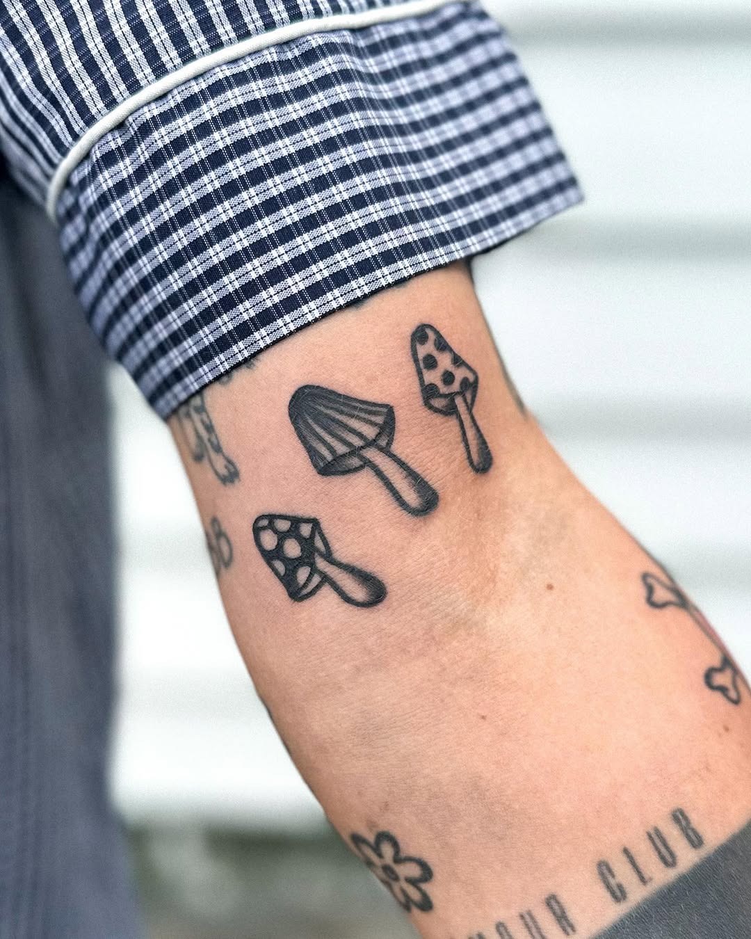 Unique and artistic mushroom tattoo collection Tattoo Design