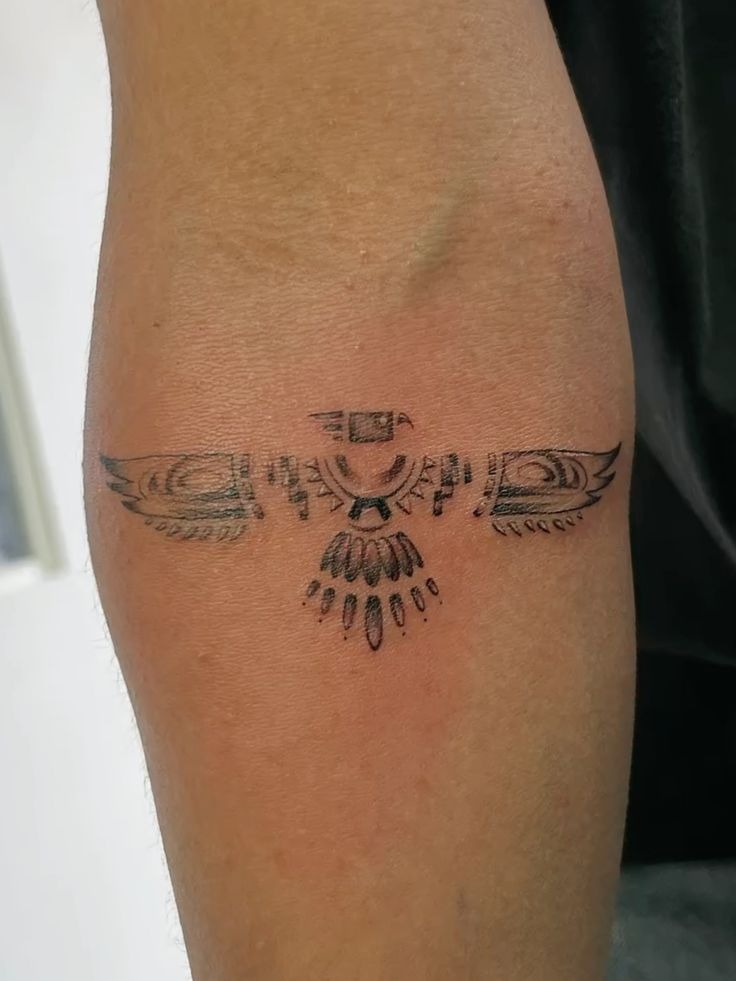 Minimal Thunderbird Symbol Tattoo Tattoo Design