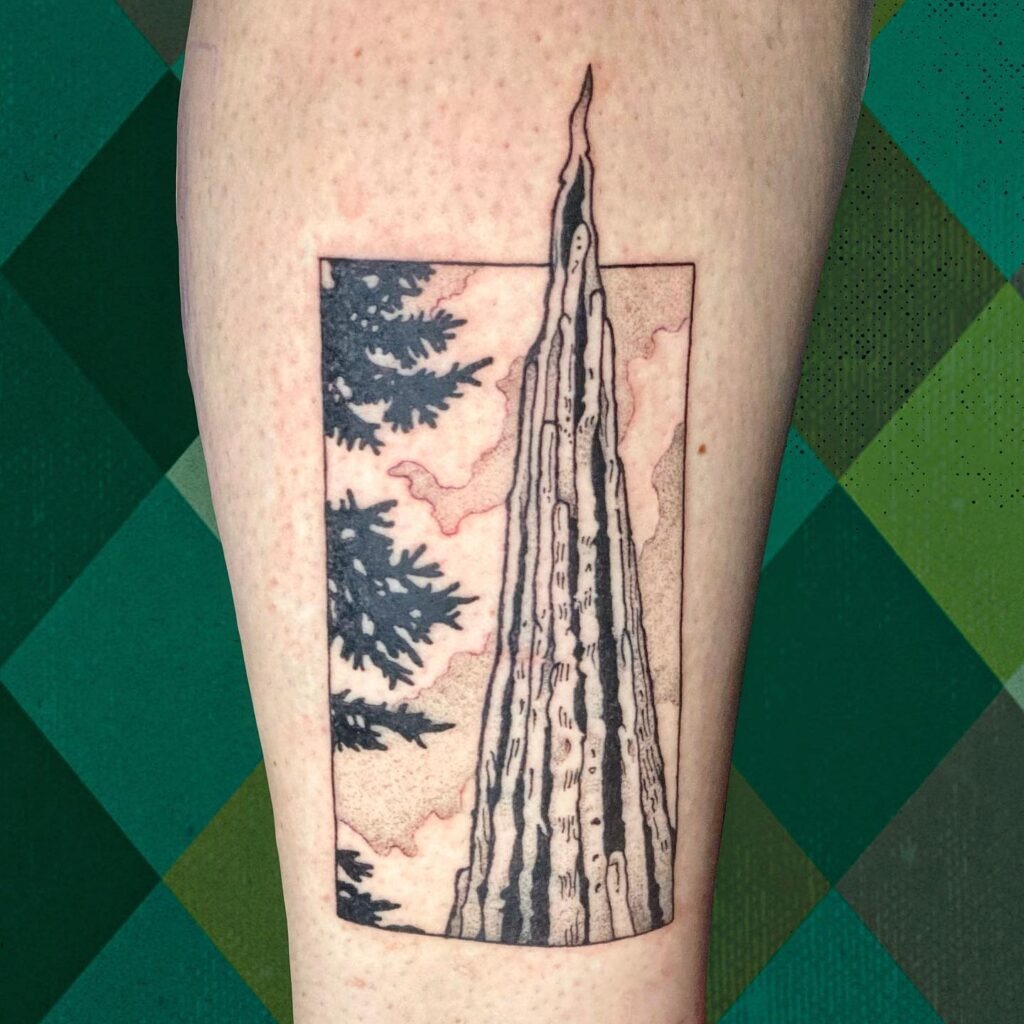 Andy Goldsworthy's Spire Tattoo Tattoo Design