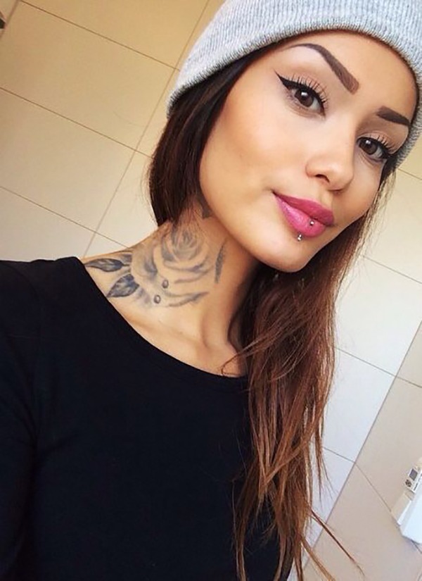 A Tattoo that Complements Her Piercings Tattoo Design