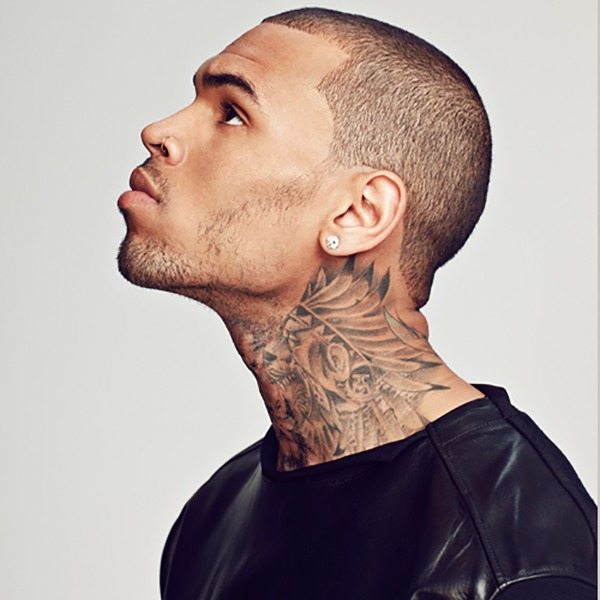 Chris Brown’s Native American Themed Wolf Neck Tattoo Tattoo Design