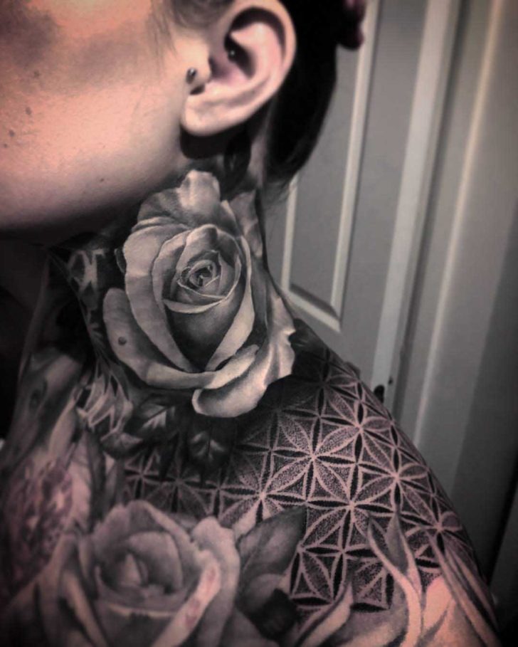 This Ink Is Coming Up Roses Tattoo Design