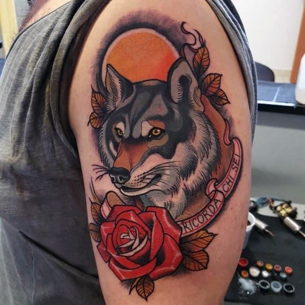 Snake and Rose: The Ultimate Symbol of Duality Tattoo Design
