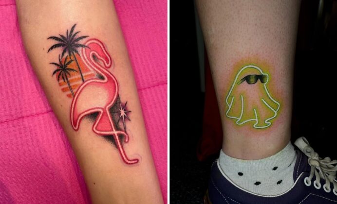 37+ Neon Tattoo Ideas & Inspiration