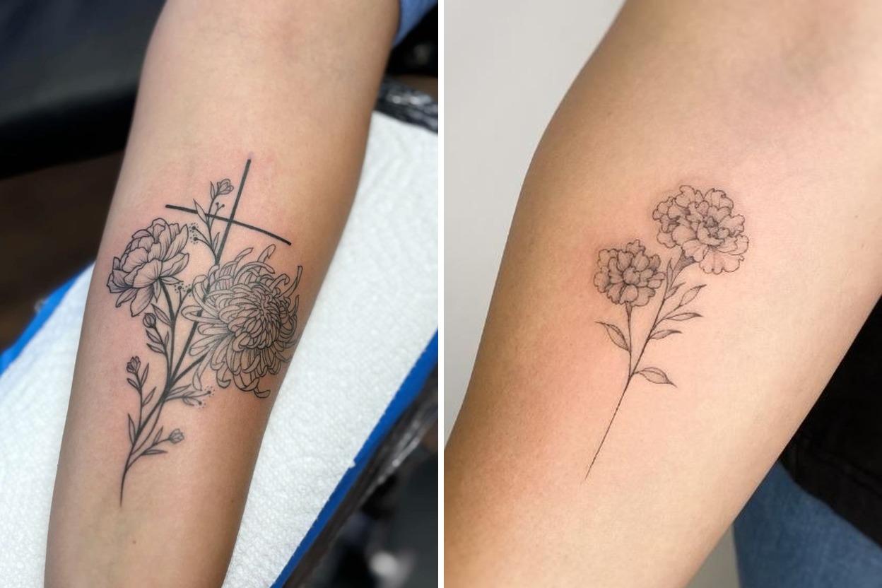 21+ November Birth Flower Tattoo Ideas Full Of Meaning And Personal Style