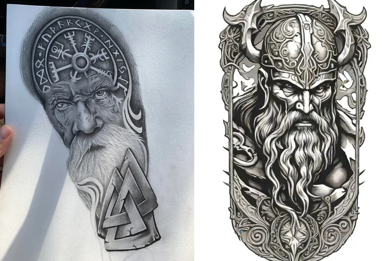 25+ Odin Tattoo Ideas & Inspiration Featured Lookbook Collage