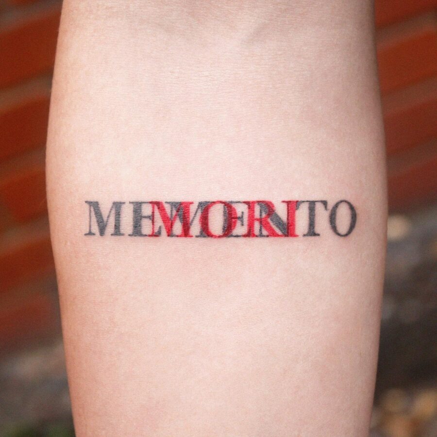 Bold tattoo capturing the essence of memory Tattoo Design