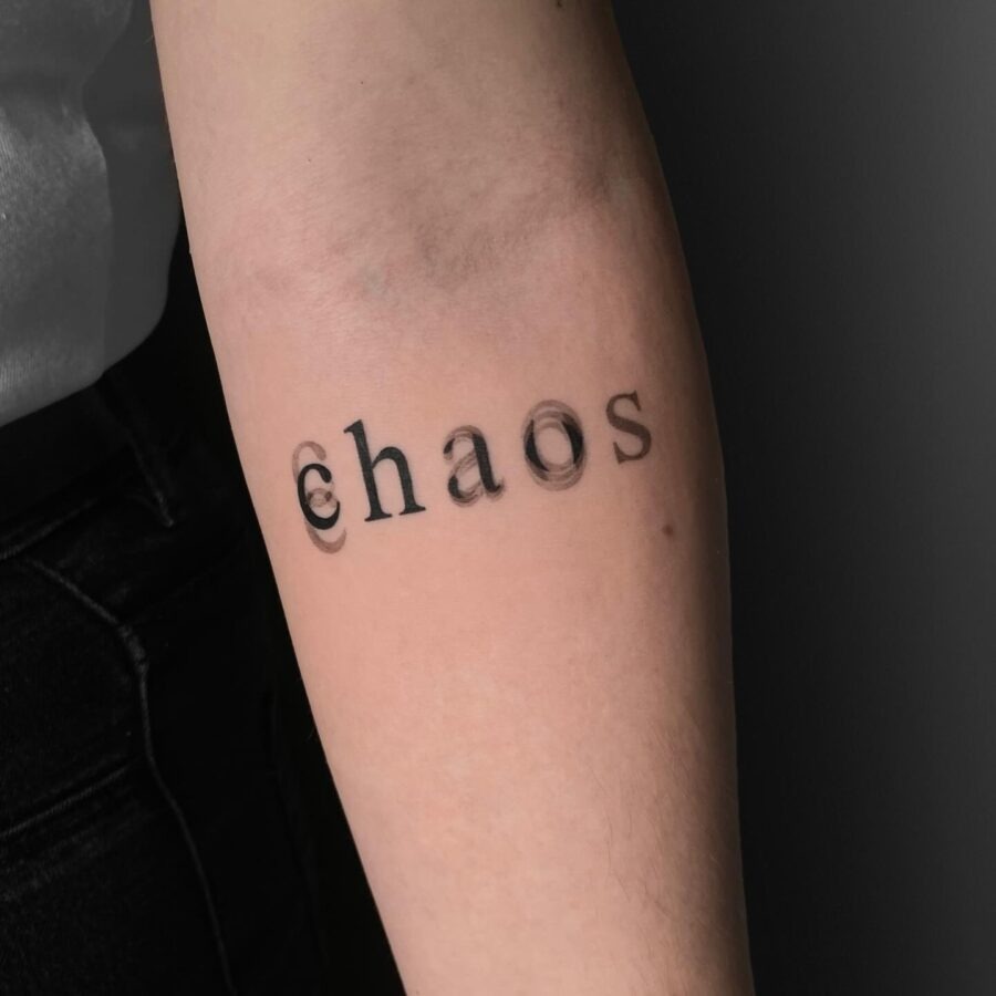 Exploring the meaning of 'chaos' tattoo Tattoo Design