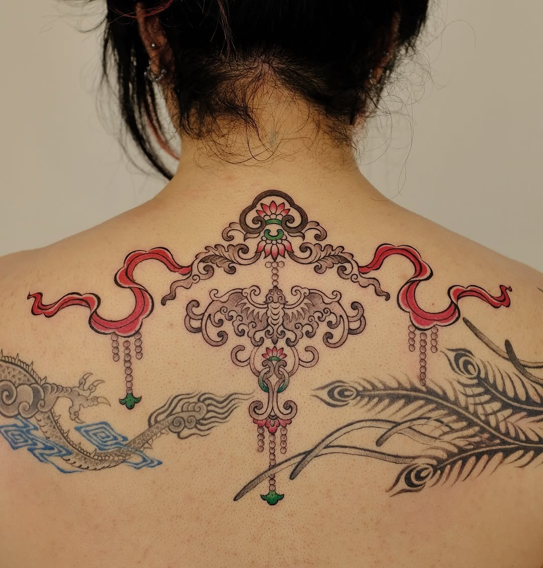 Ornate design capturing traditional tattoo art. Tattoo Design