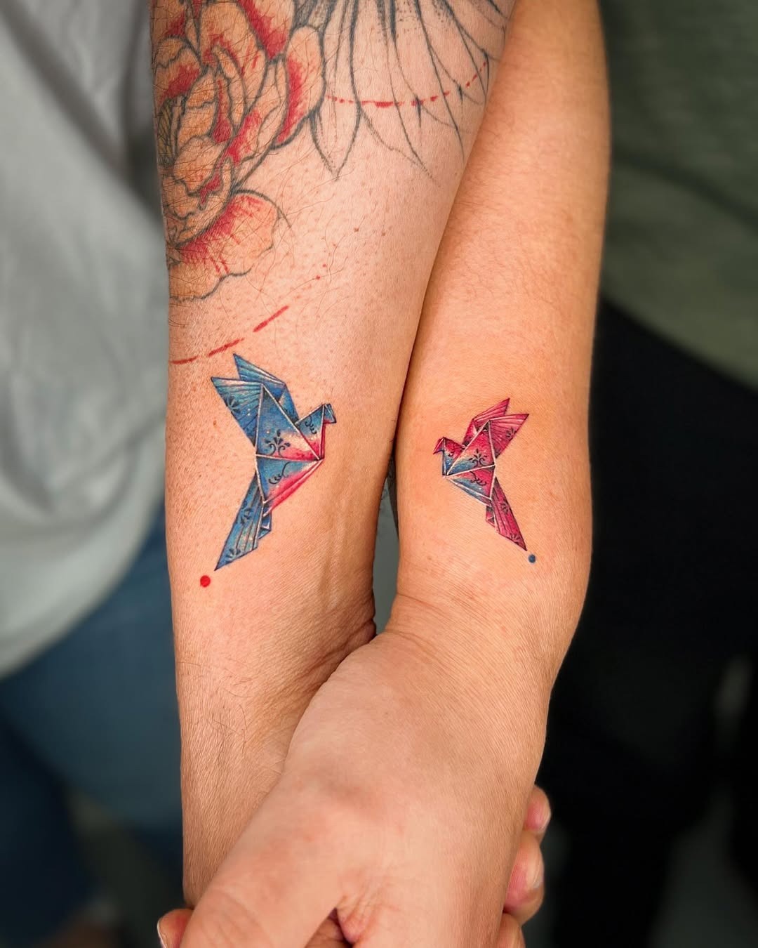 Elegant origami tattoos capturing beauty and meaning Tattoo Design