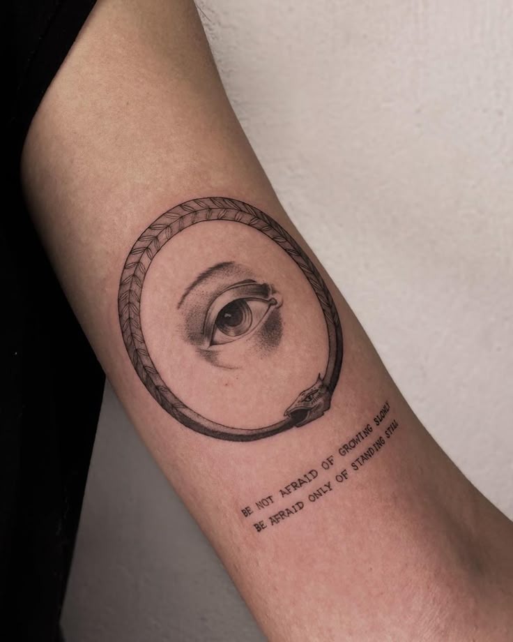 Eye of Reflection Tattoo Design