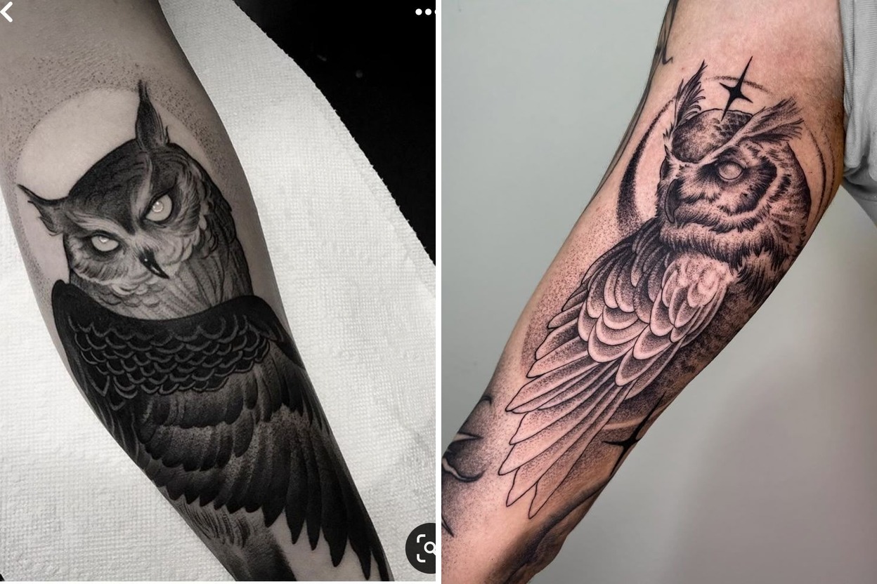 25+ Owl Tattoo Ideas For Wise Mysterious and Beautiful Ink Featured Lookbook Collage