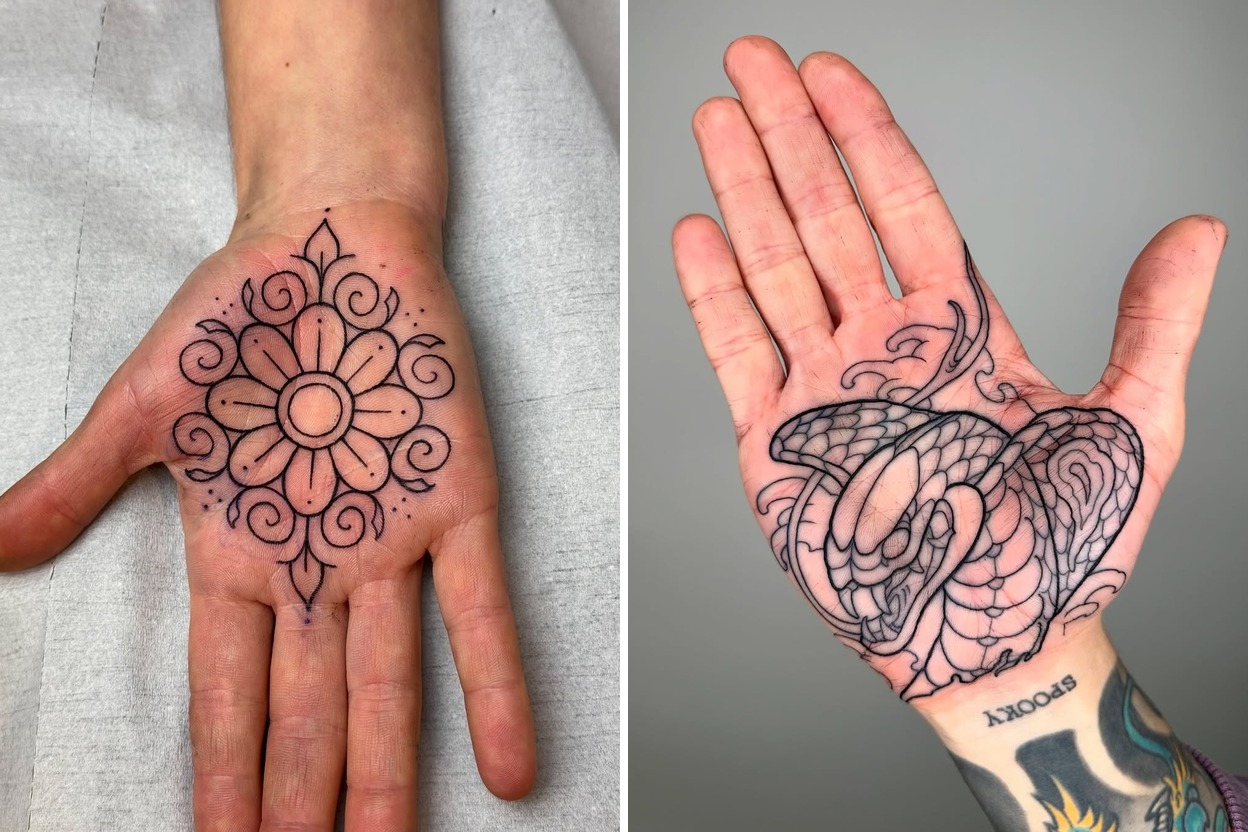 45 Inspiring Palm Tattoo Ideas For Your Next Ink Featured Lookbook Collage