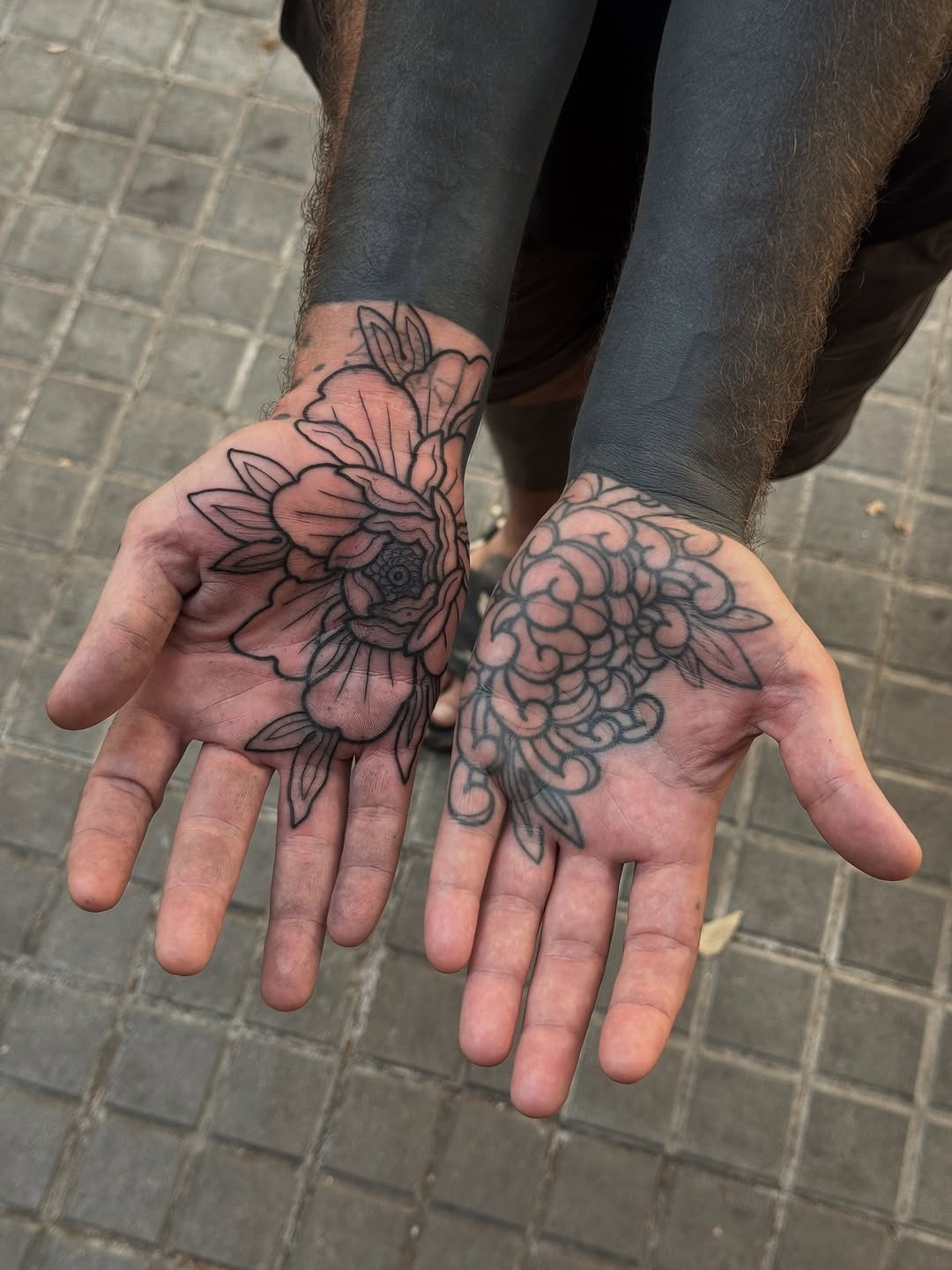 Intricate Floral Palm Tattoo Designs for Inspiration Tattoo Design