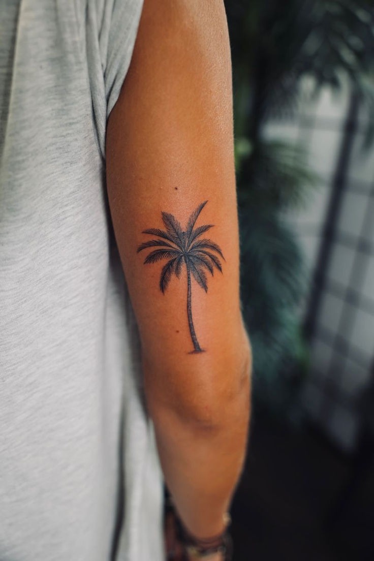 Sunset Silhouettes and Serenity Tattoo Design